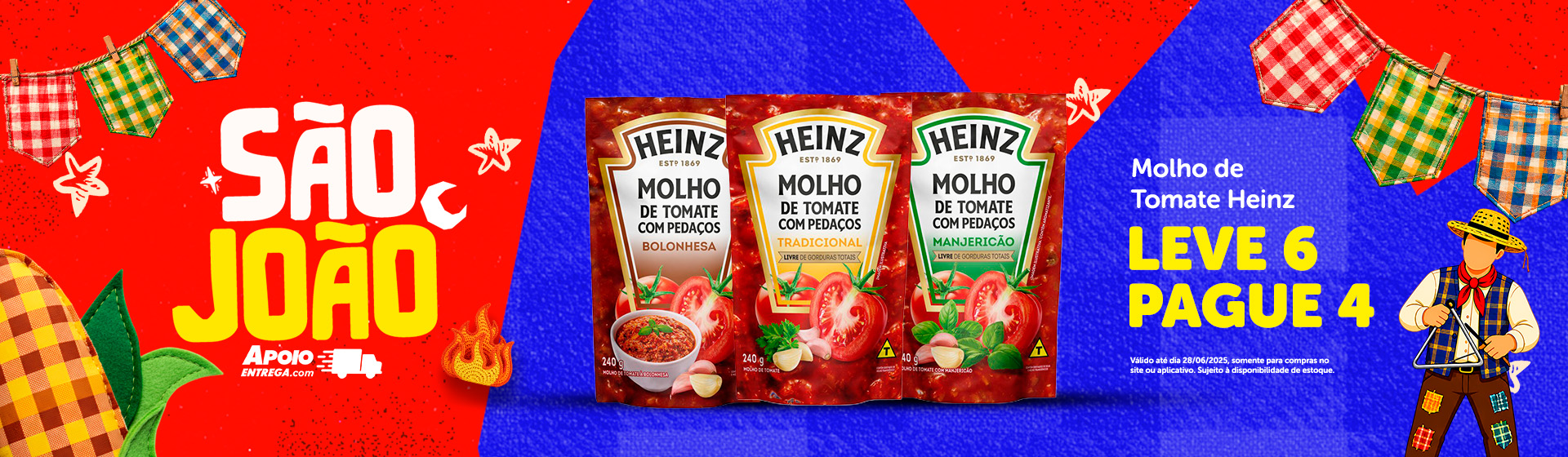 Molho Heinz de 22 a 28/06